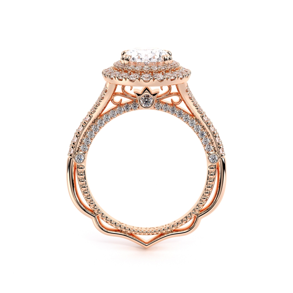 14K Rose Gold VENETIAN-5065OV Ring