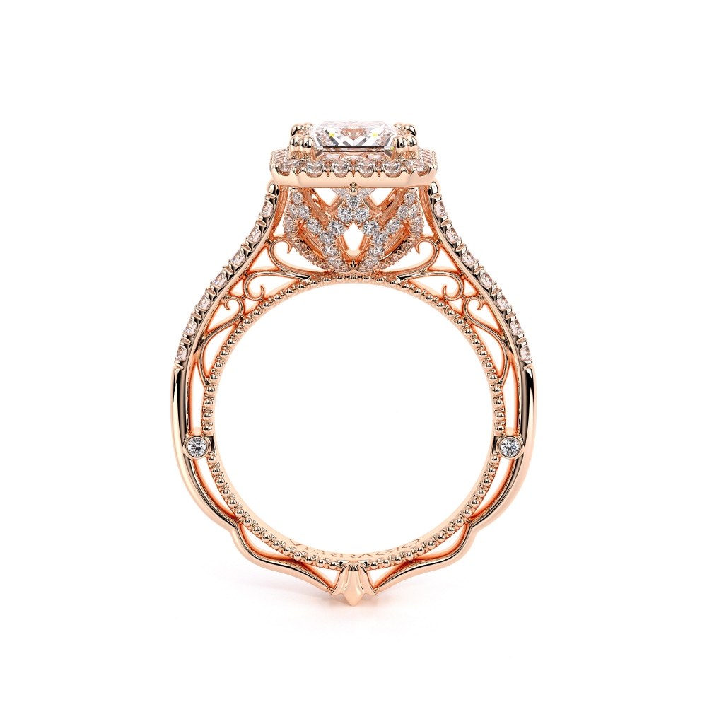 14K Rose Gold VENETIAN-5061P Ring
