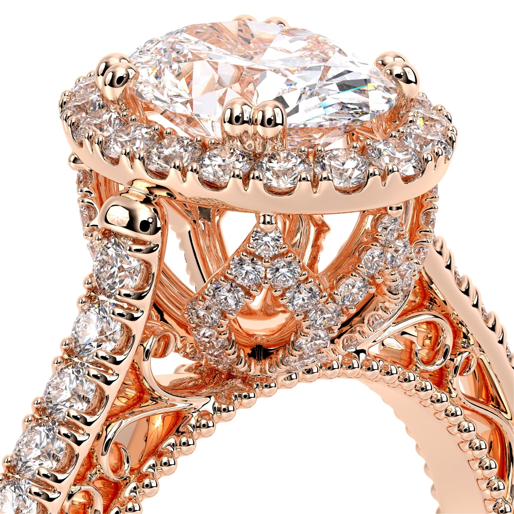 18K Rose Gold VENETIAN-5061OV Ring