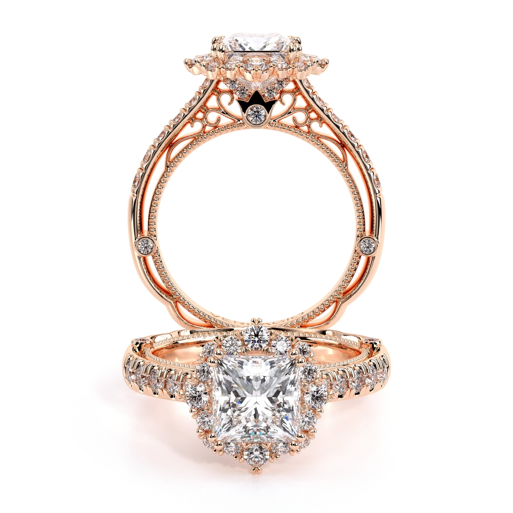 18K Rose Gold VENETIAN-5083P Ring