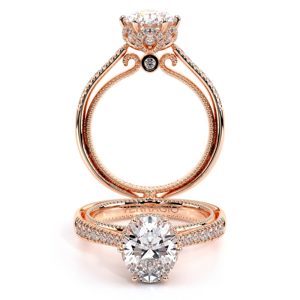 18K Rose Gold COUTURE-0429DOV Ring