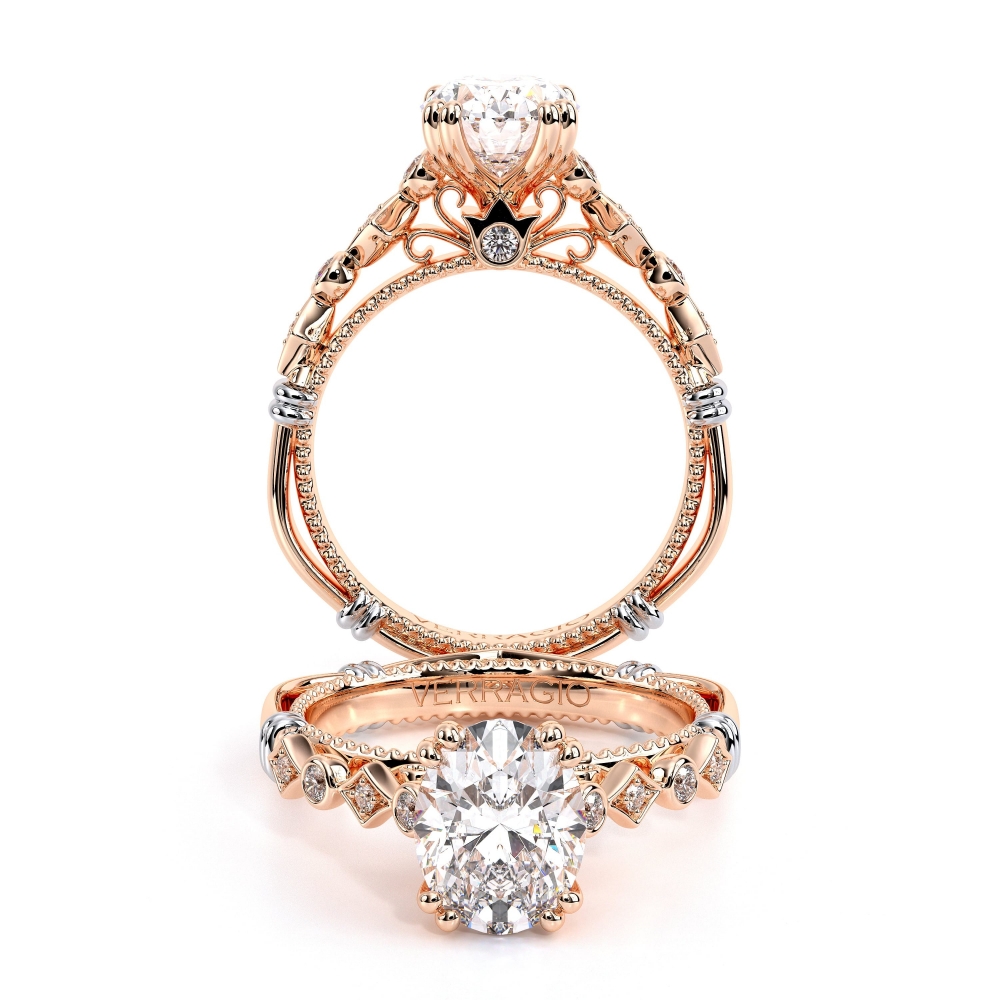 14K Rose Gold PARISIAN-154OV Ring