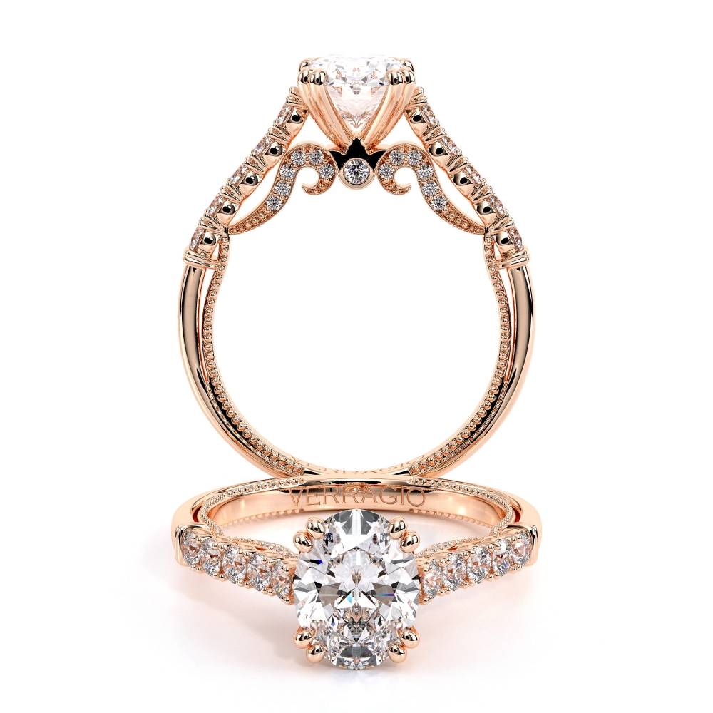 18K Rose Gold INSIGNIA-7097OV Ring