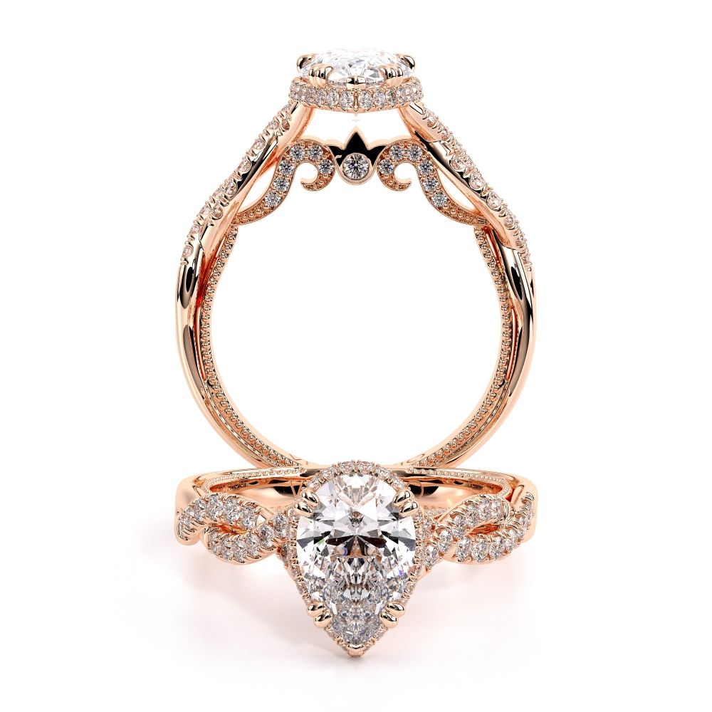 18K Rose Gold INSIGNIA-7099PEAR Ring