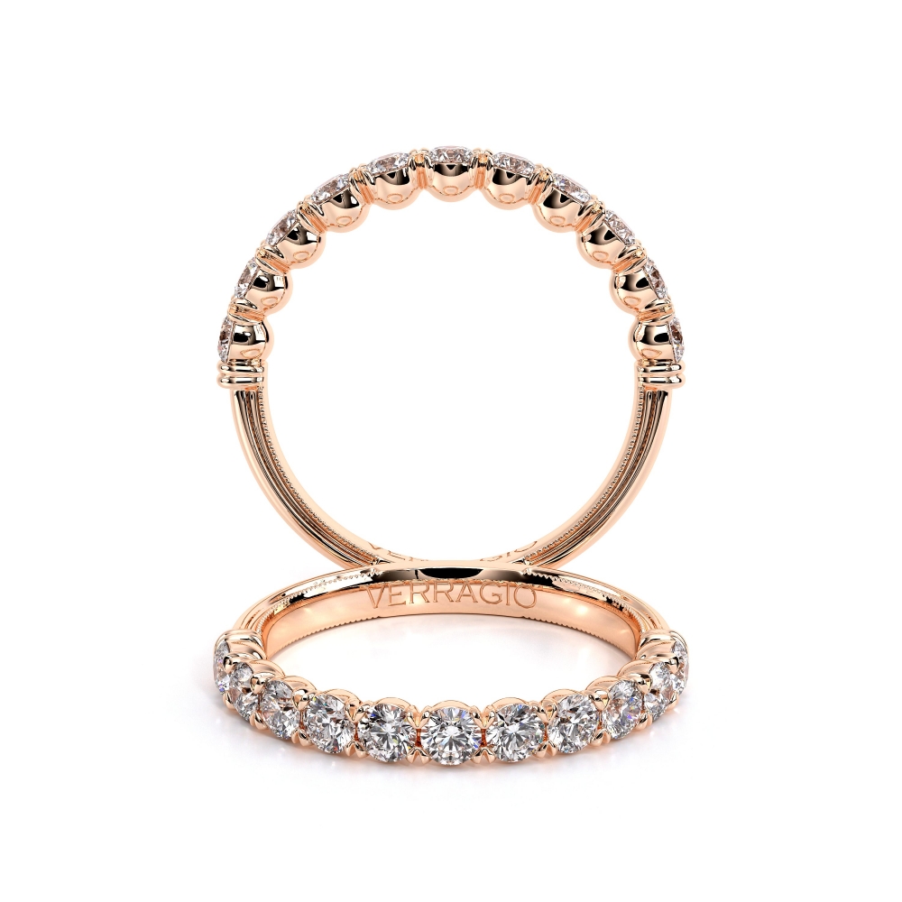 14K Rose Gold Renaissance-954W25 Band