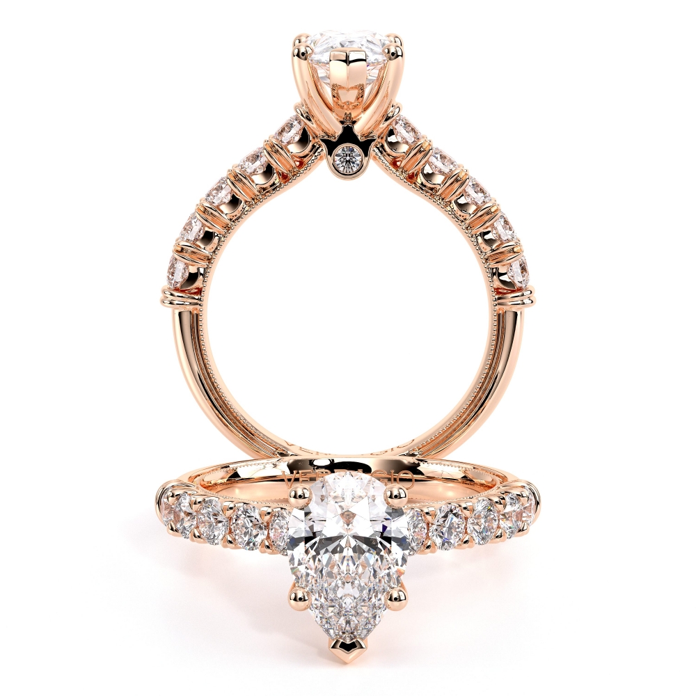 14K Rose Gold Renaissance-955PEAR27 Ring