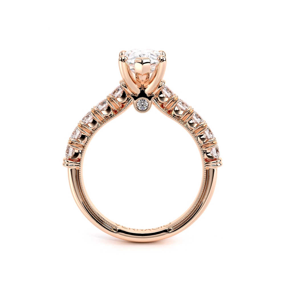 14K Rose Gold Renaissance-955PEAR27 Ring