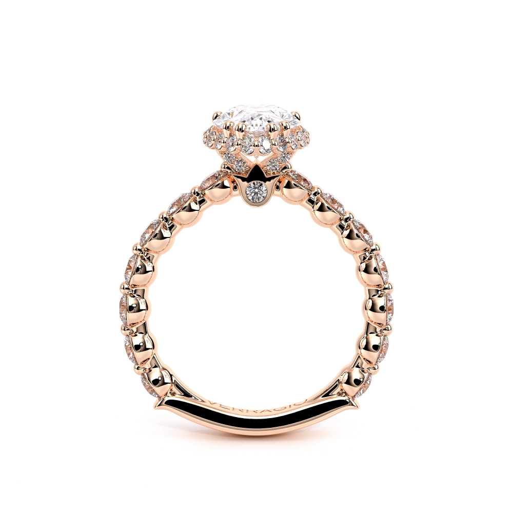 14K Rose Gold Renaissance-984PEAR-2.5 Ring