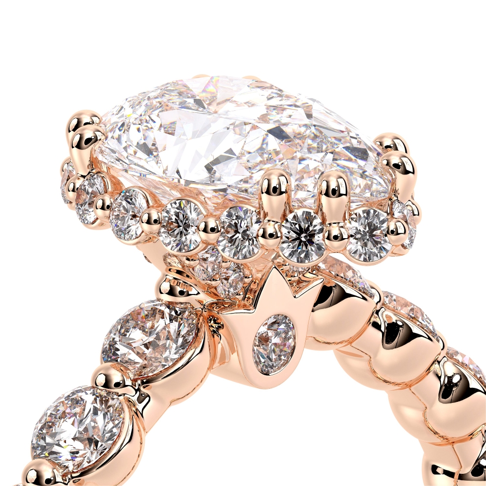 14K Rose Gold Renaissance-984PEAR-2.5 Ring