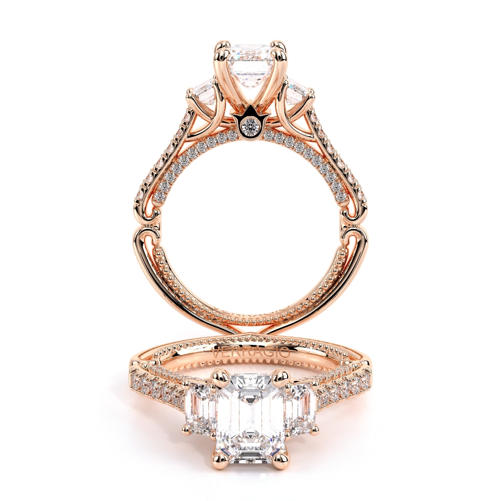 18K Rose Gold COUTURE-0470EM Ring