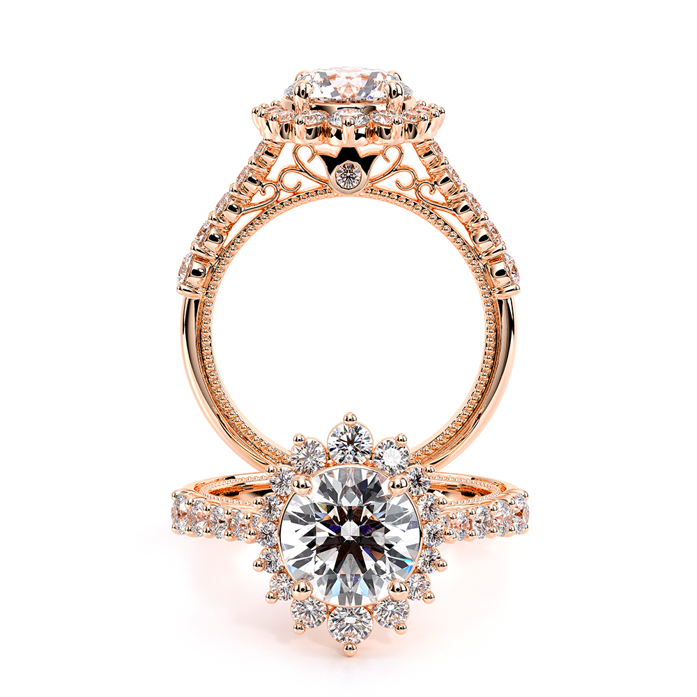 18K Rose Gold VENETIAN-5084R Ring