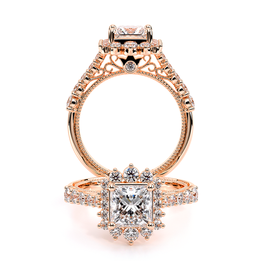 18K Rose Gold VENETIAN-5084P Ring