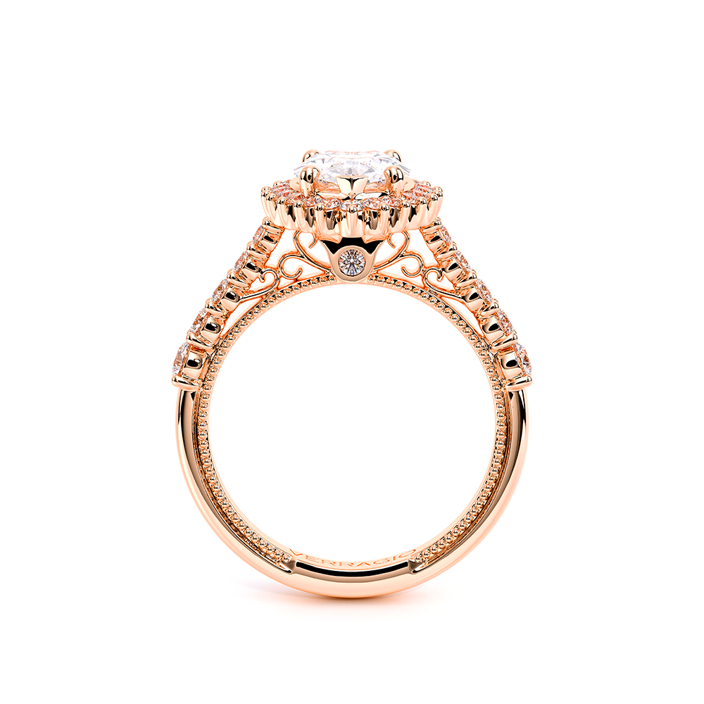 14K Rose Gold VENETIAN-5084PEAR Ring