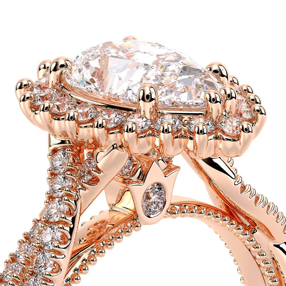 14K Rose Gold Renaissance-987OPEAR Ring