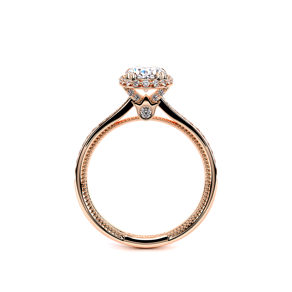 14K Rose Gold Renaissance-SLD302-XOV Ring