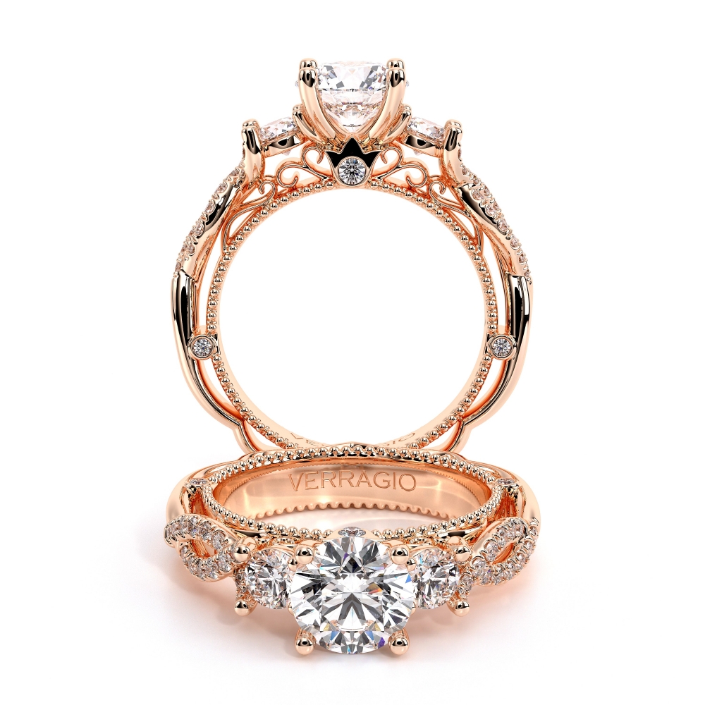 18K Rose Gold VENETIAN-5013R Ring