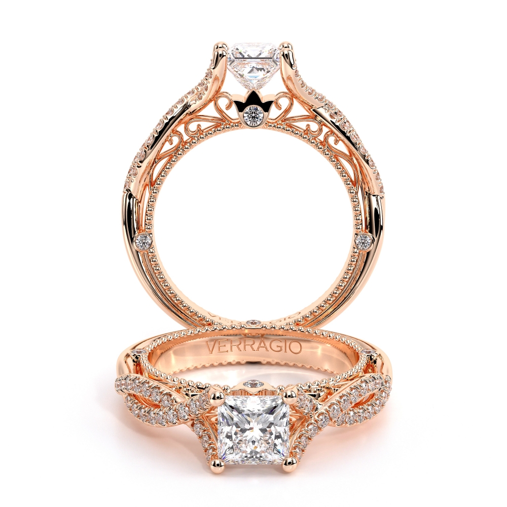 18K Rose Gold VENETIAN-5003PR Ring