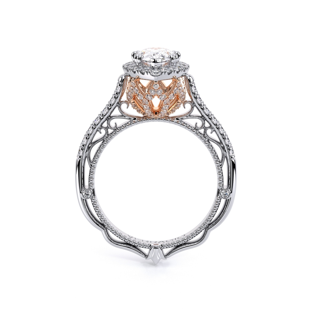 14K Two Tone VENETIAN-5061PEAR Ring
