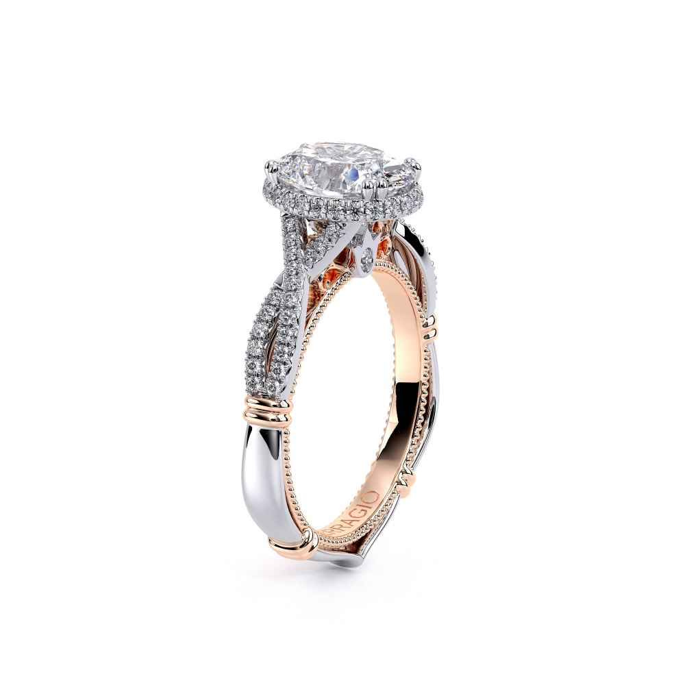 14K Two Tone PARISIAN-105X-OV Ring