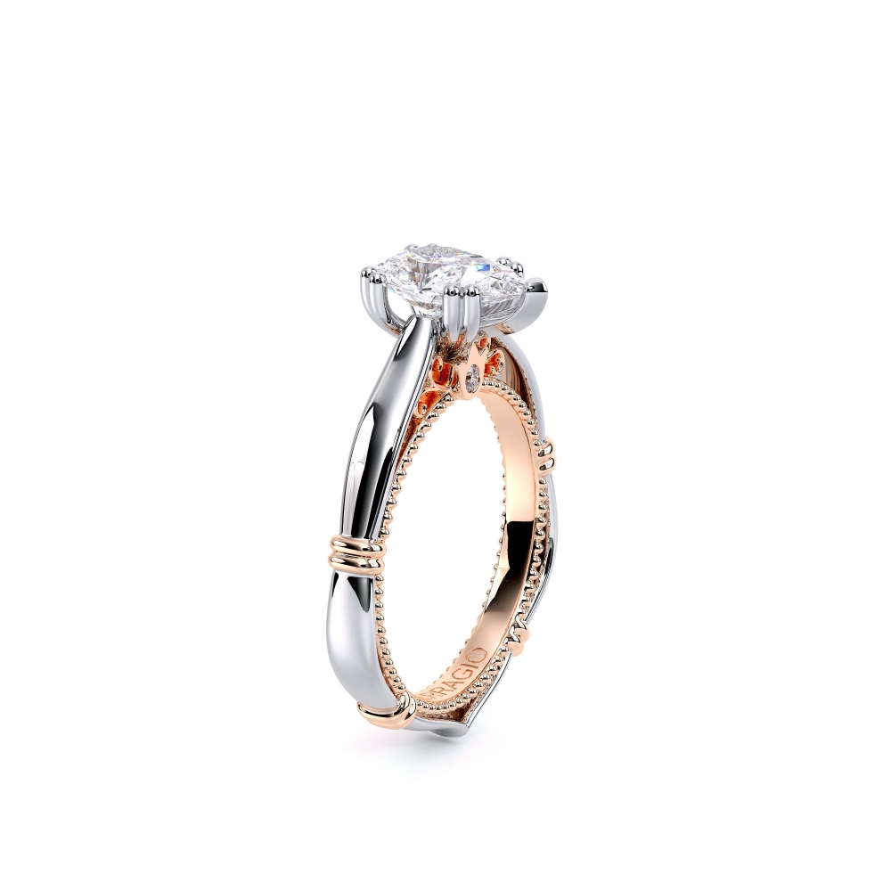 14K Two Tone PARISIAN-120PEAR Ring