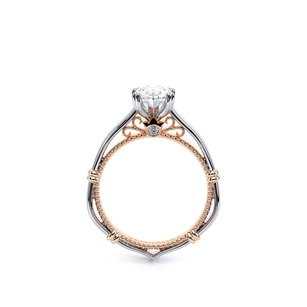 14K Two Tone PARISIAN-120PEAR Ring