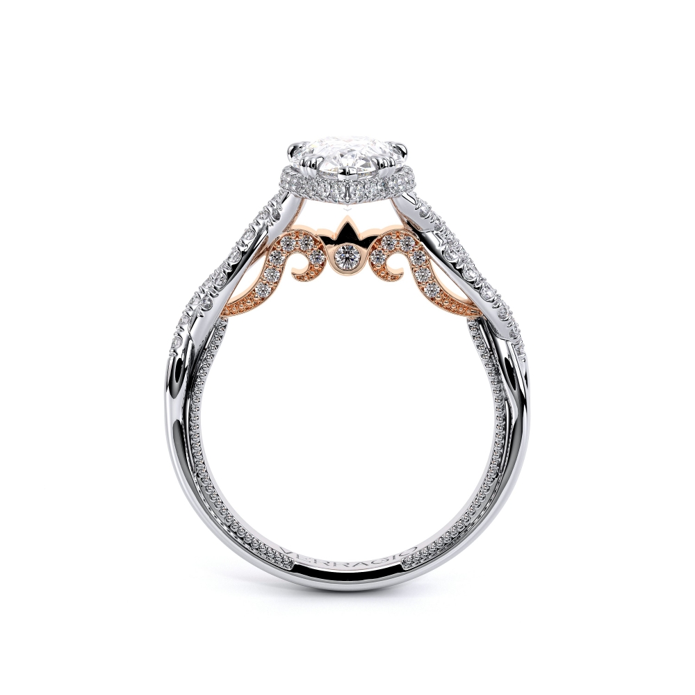 14K Two Tone INSIGNIA-7099PEAR Ring