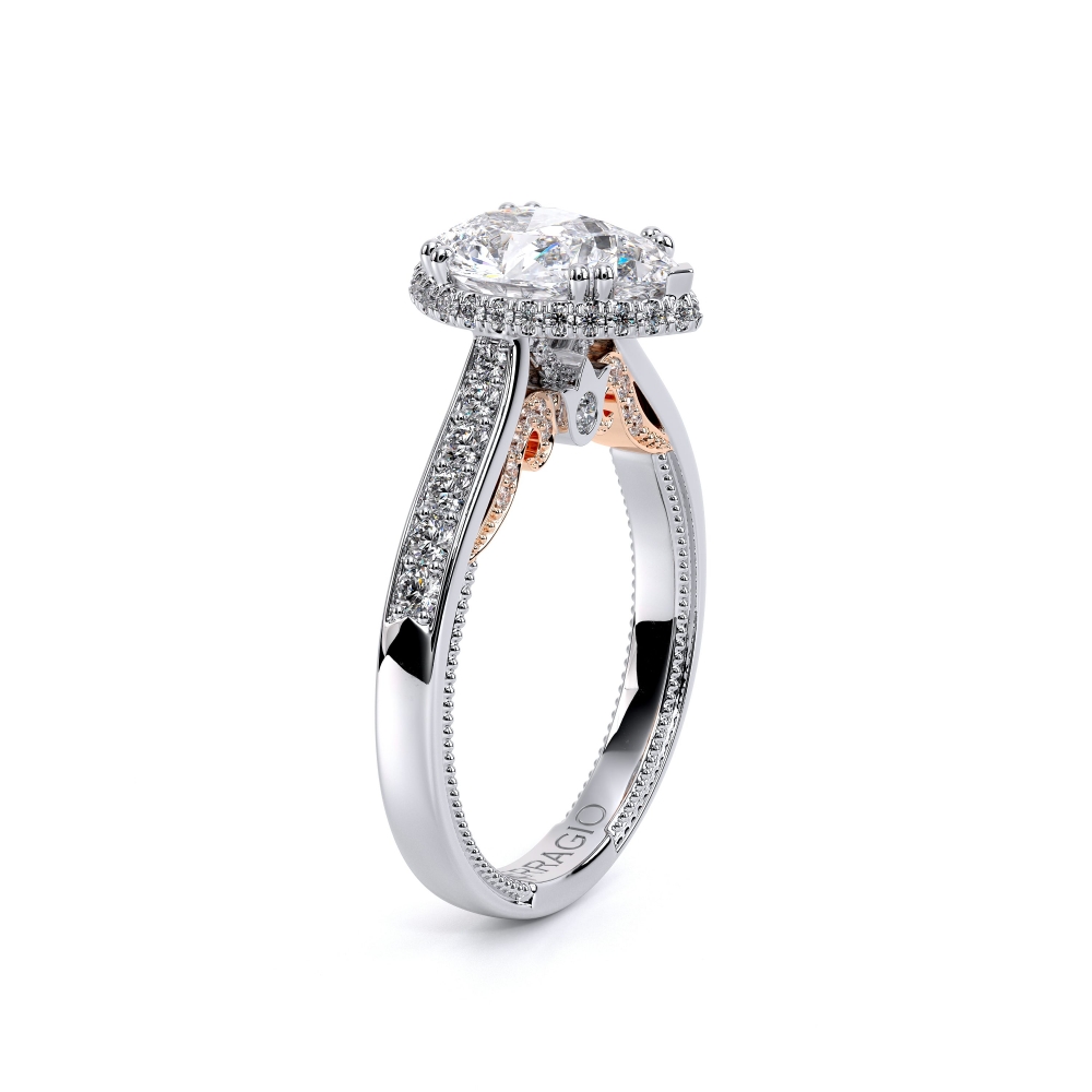 14K Two Tone INSIGNIA-7102PEAR Ring