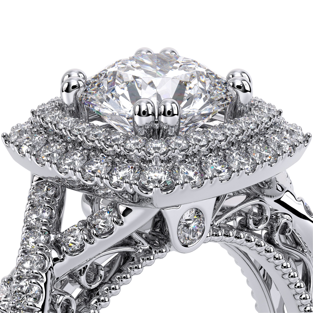 18K White Gold VENETIAN-5048CU Ring