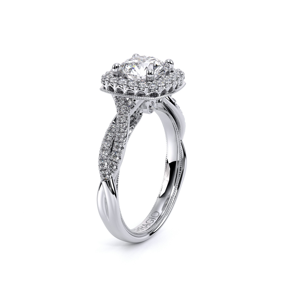 14K White Gold Renaissance-918CU7 Ring