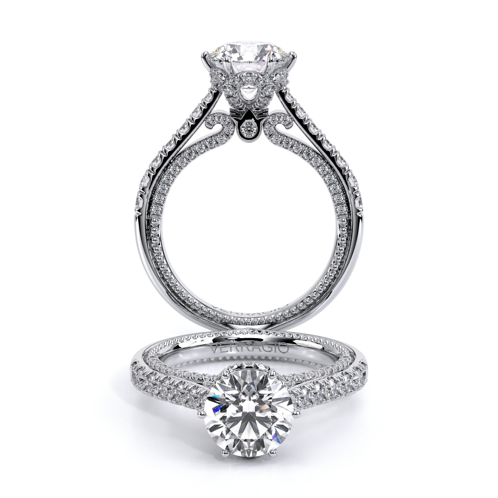 14K White Gold COUTURE-0447 Ring