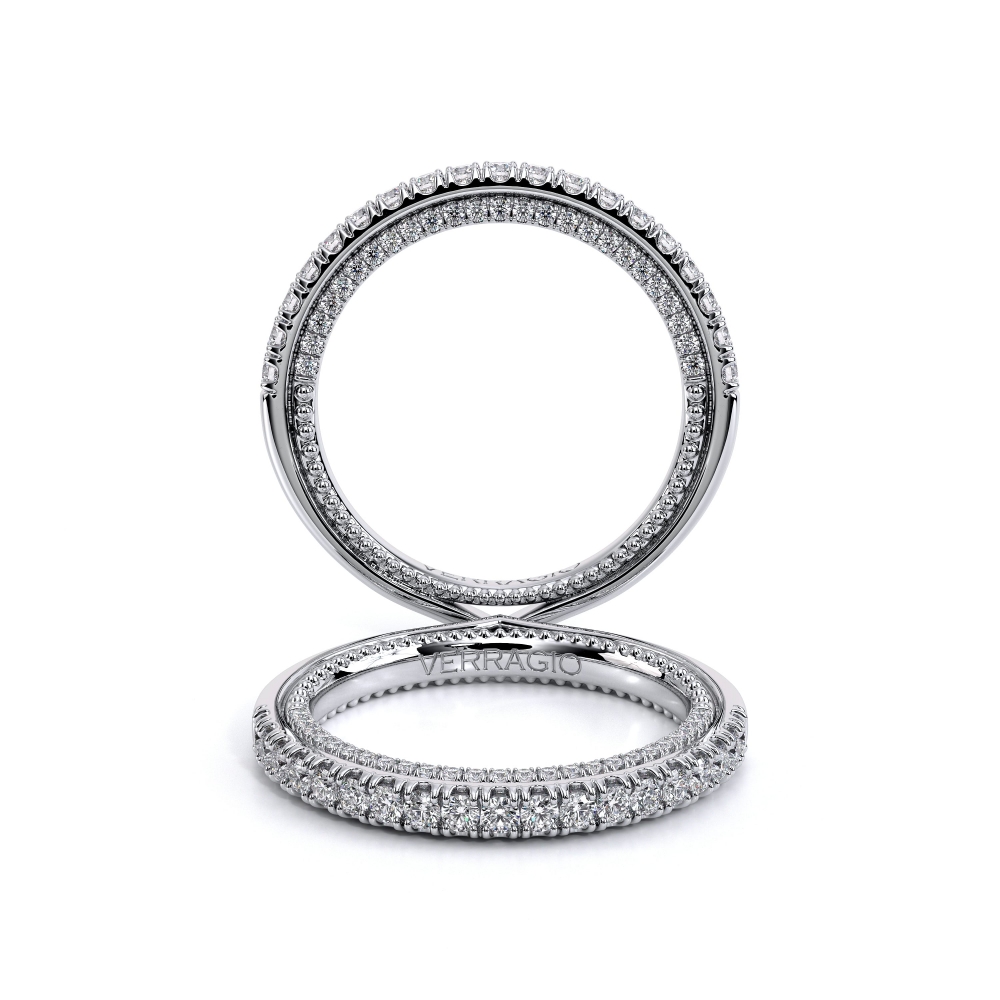 14K White Gold COUTURE-0444W-2RW Band