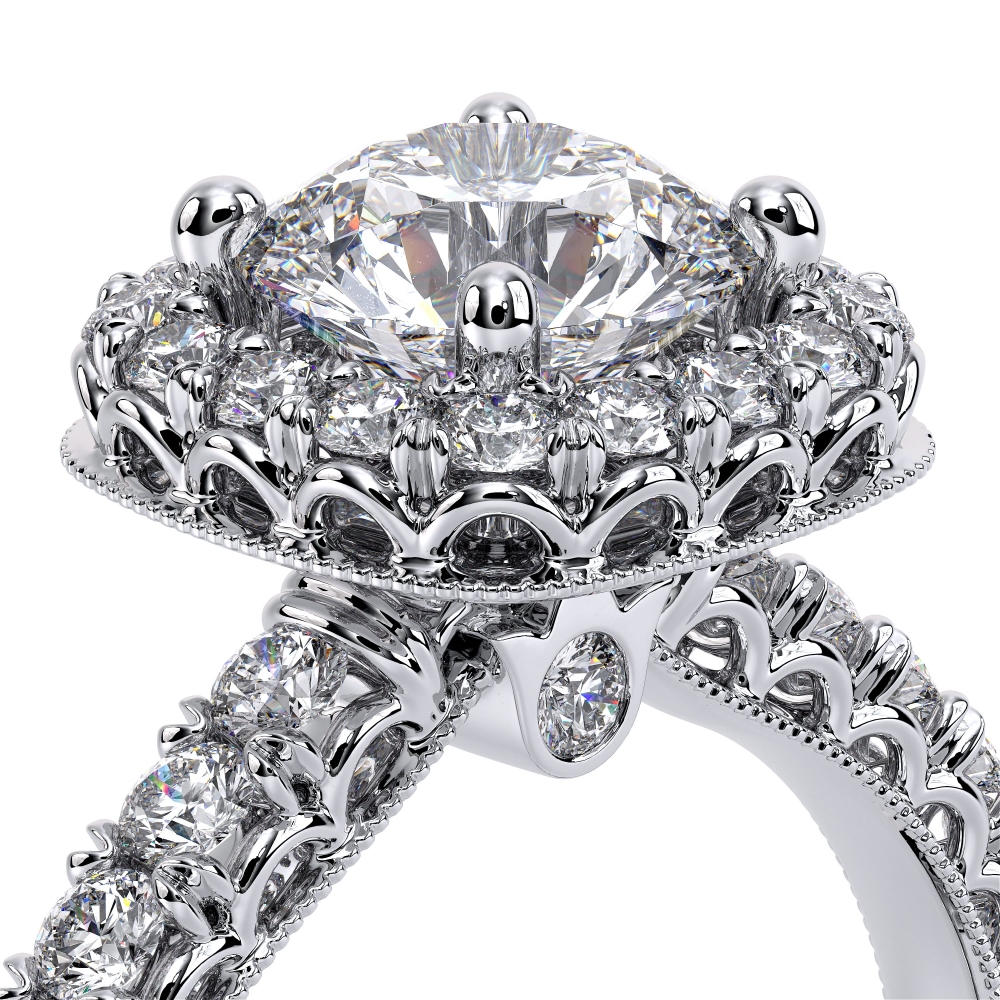 14K White Gold Renaissance-944CU65 Ring