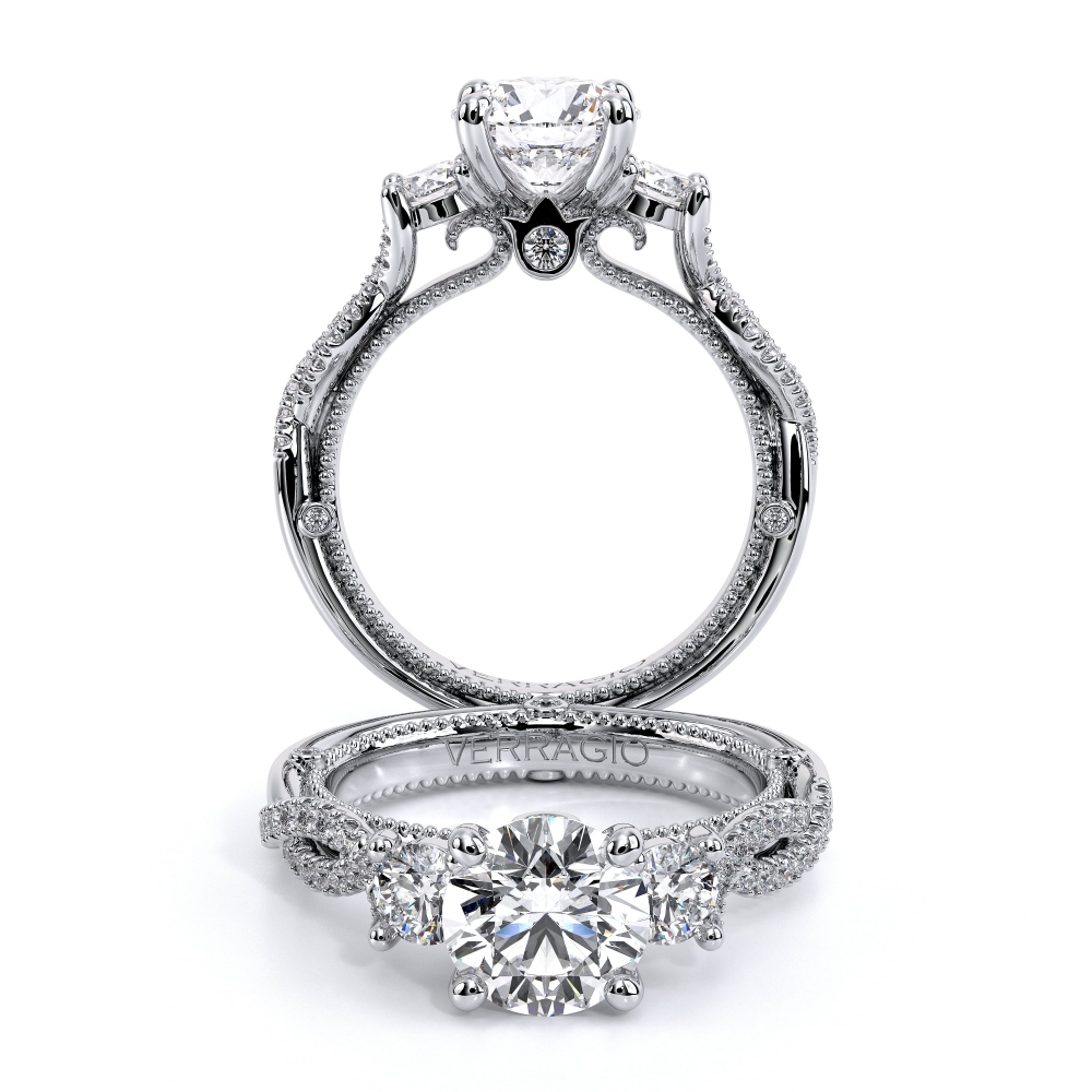 18K White Gold COUTURE-0423R-TT Ring