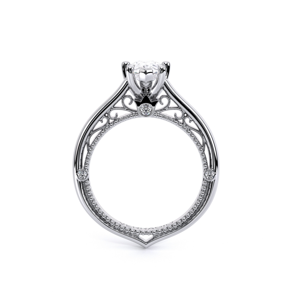 14K White Gold VENETIAN-5047PEAR Ring