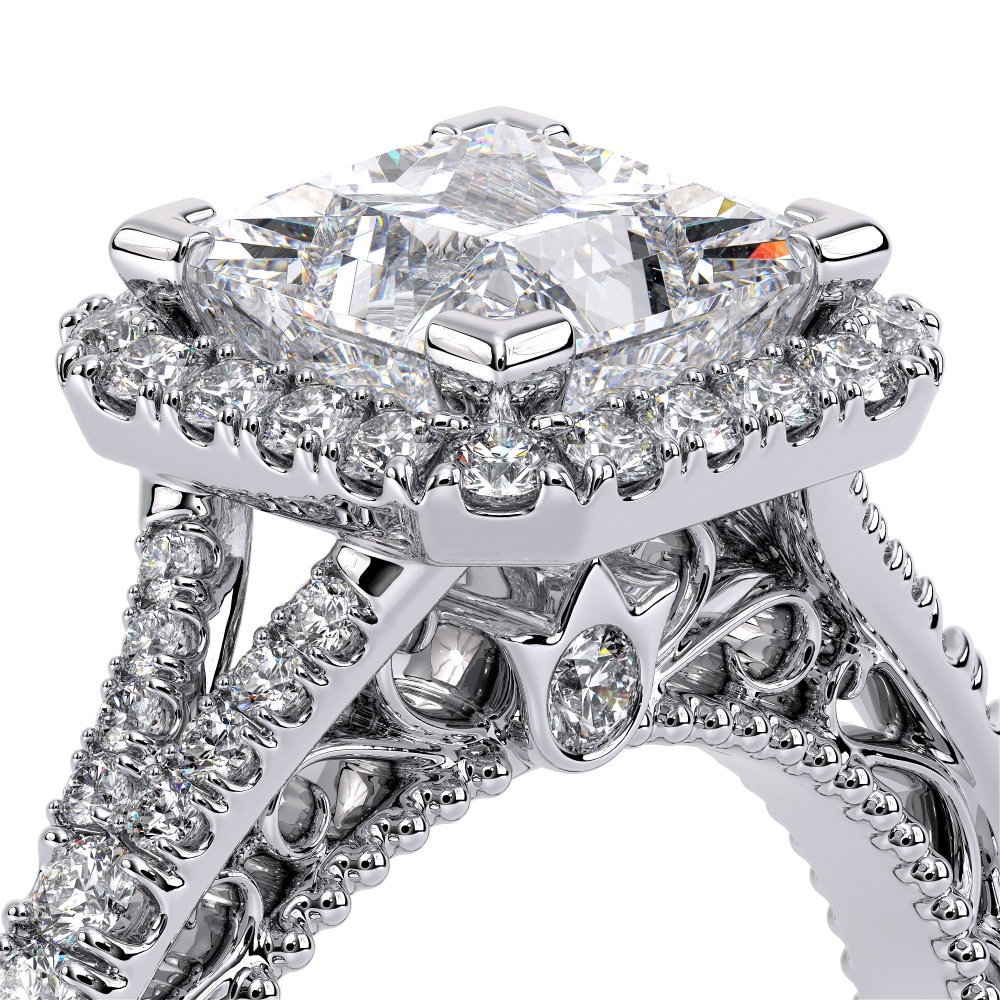14K White Gold VENETIAN-5057P Ring