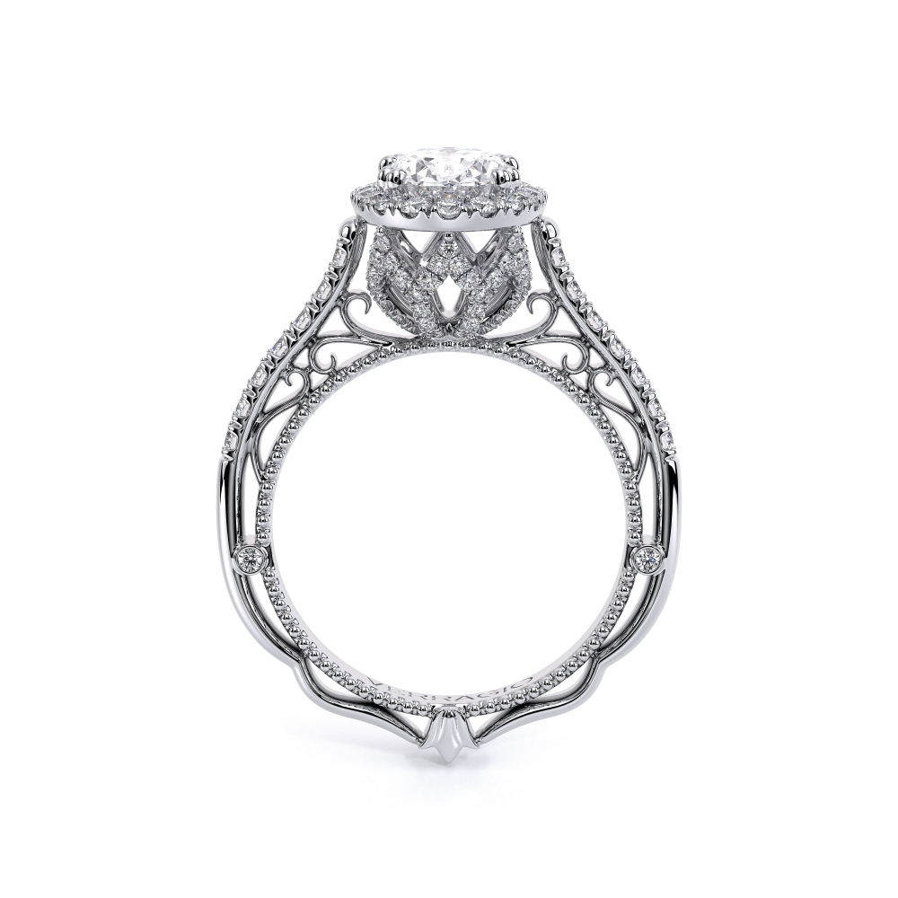 14K White Gold VENETIAN-5061OV Ring