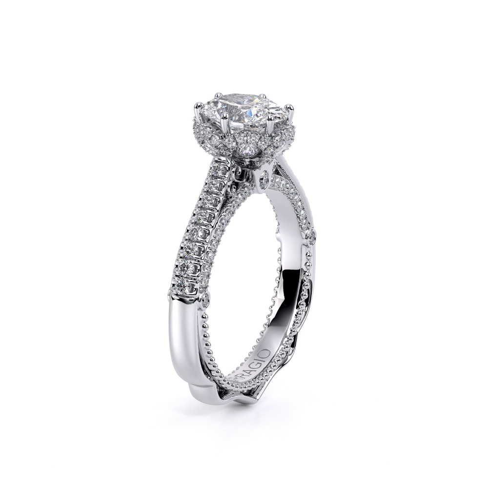 18K White Gold VENETIAN-5070DOV Ring