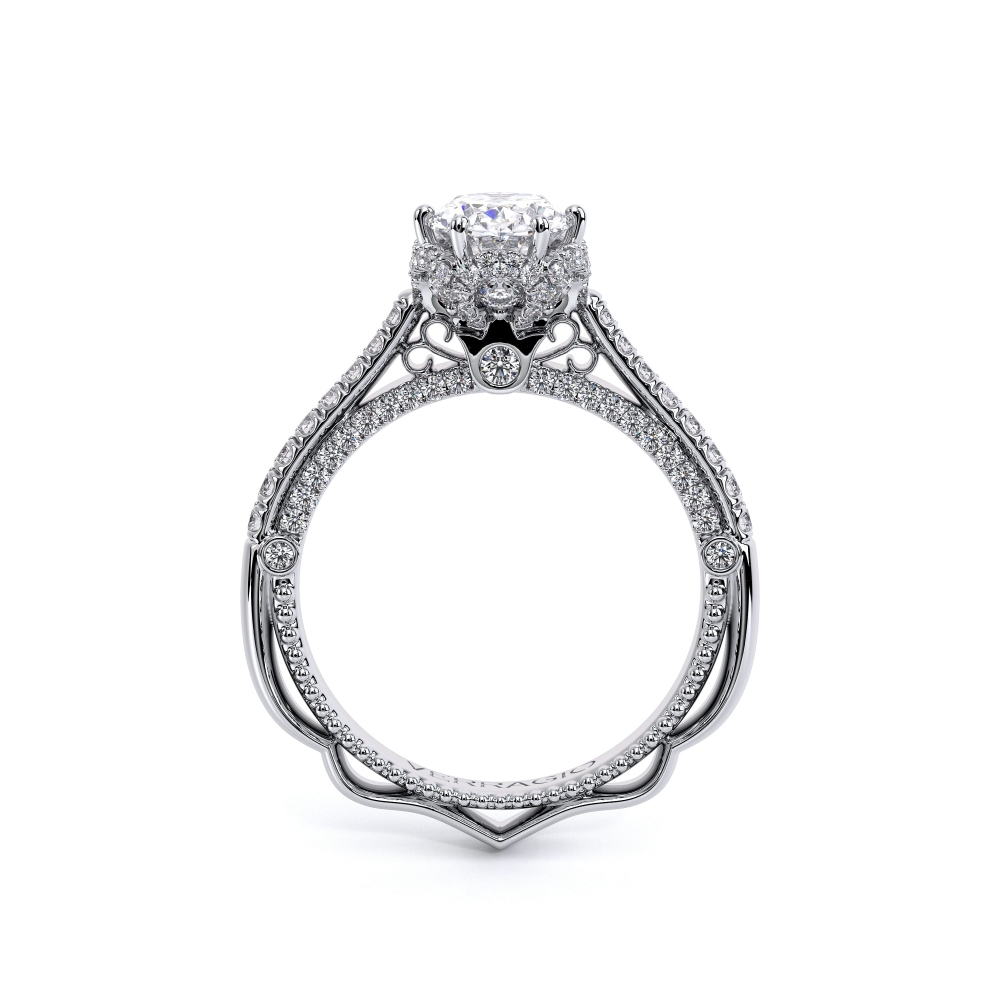 18K White Gold VENETIAN-5070DOV Ring