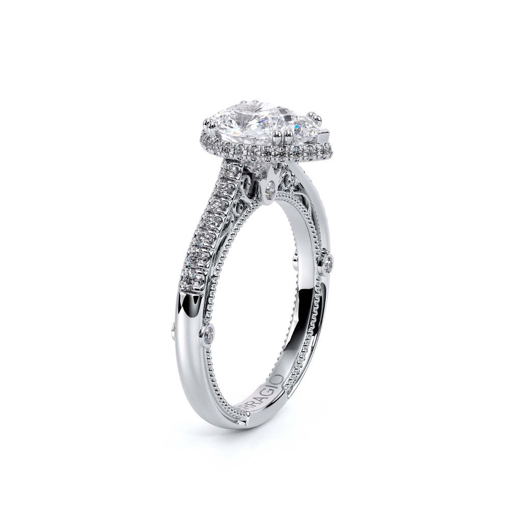 Platinum VENETIAN-5081PEAR Ring