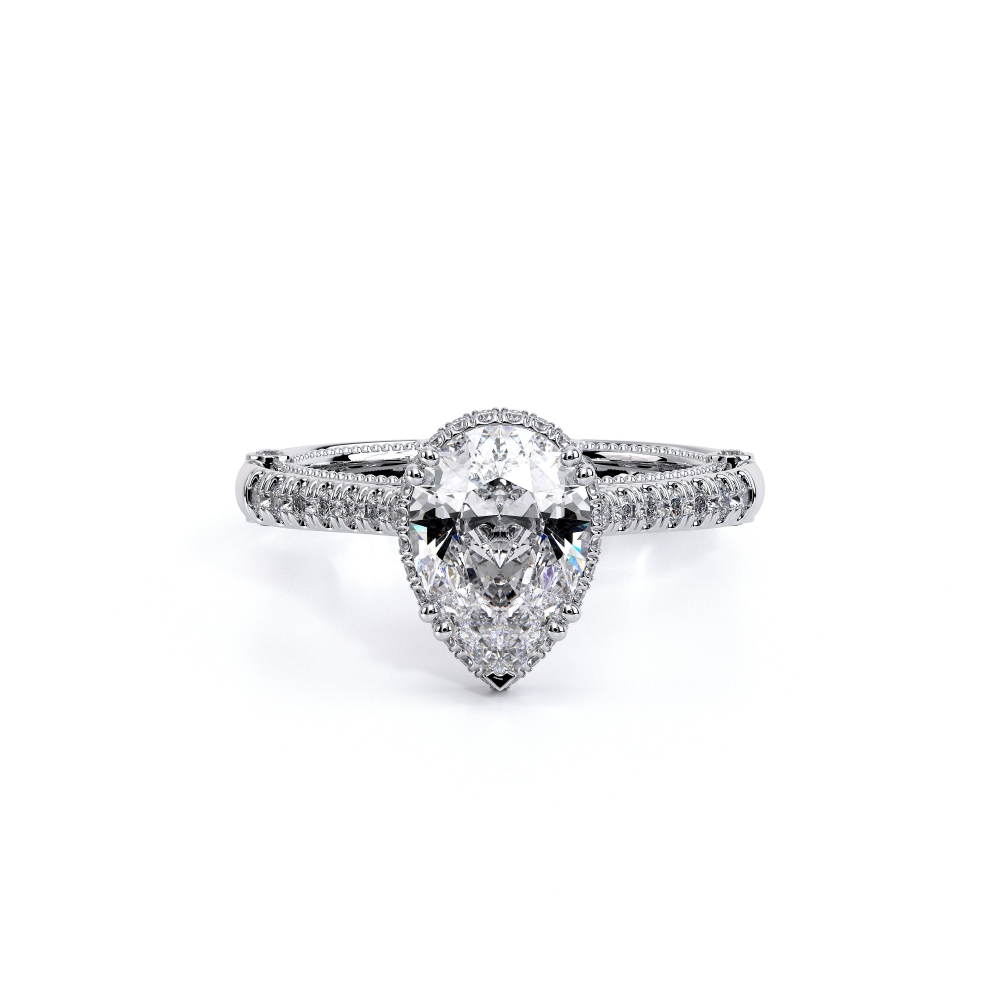 Platinum VENETIAN-5081PEAR Ring