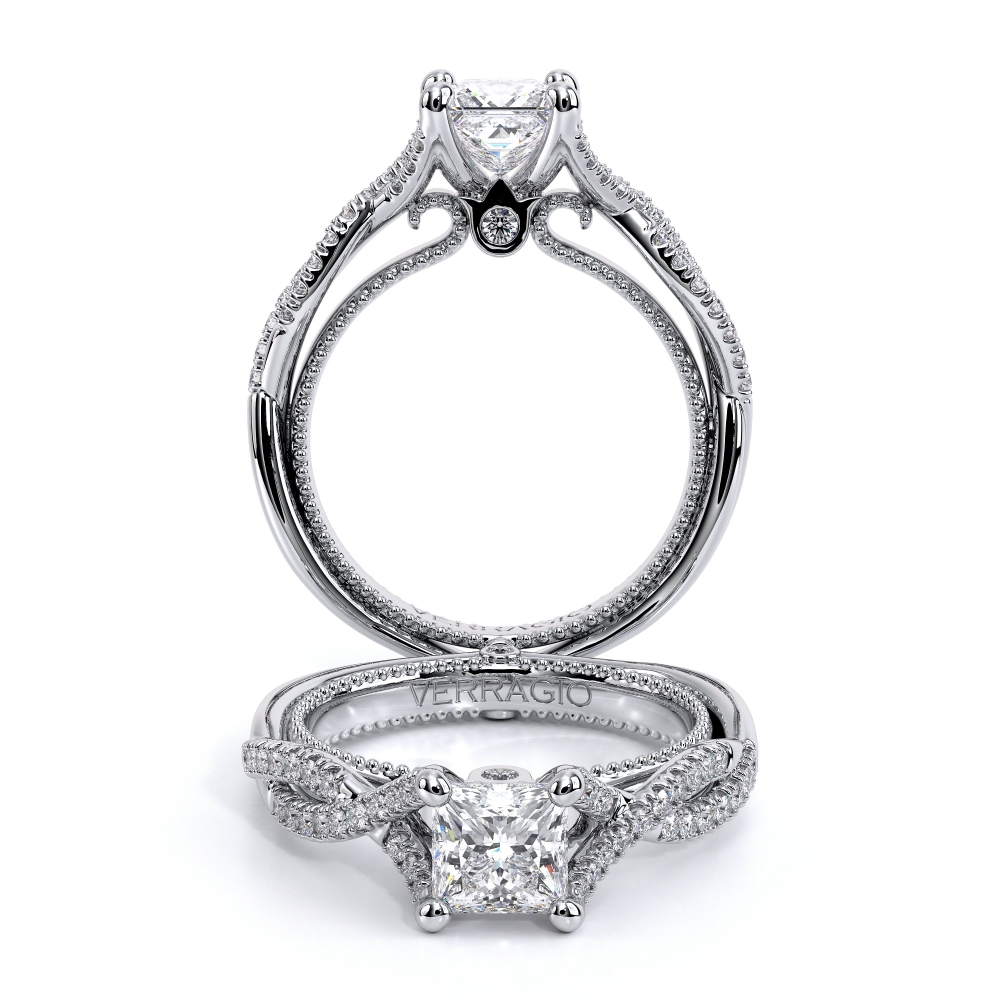 14K White Gold COUTURE-0421P Ring