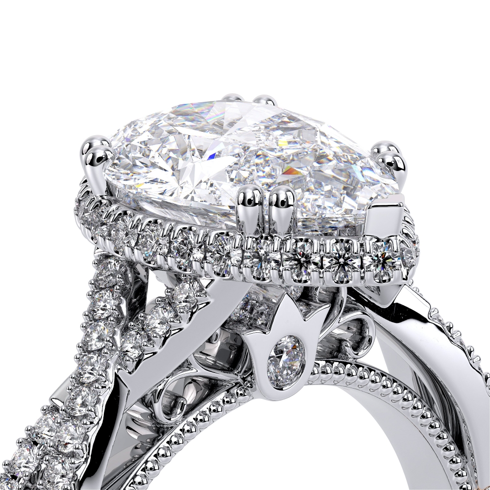 14K White Gold PARISIAN-105X-PEAR Ring