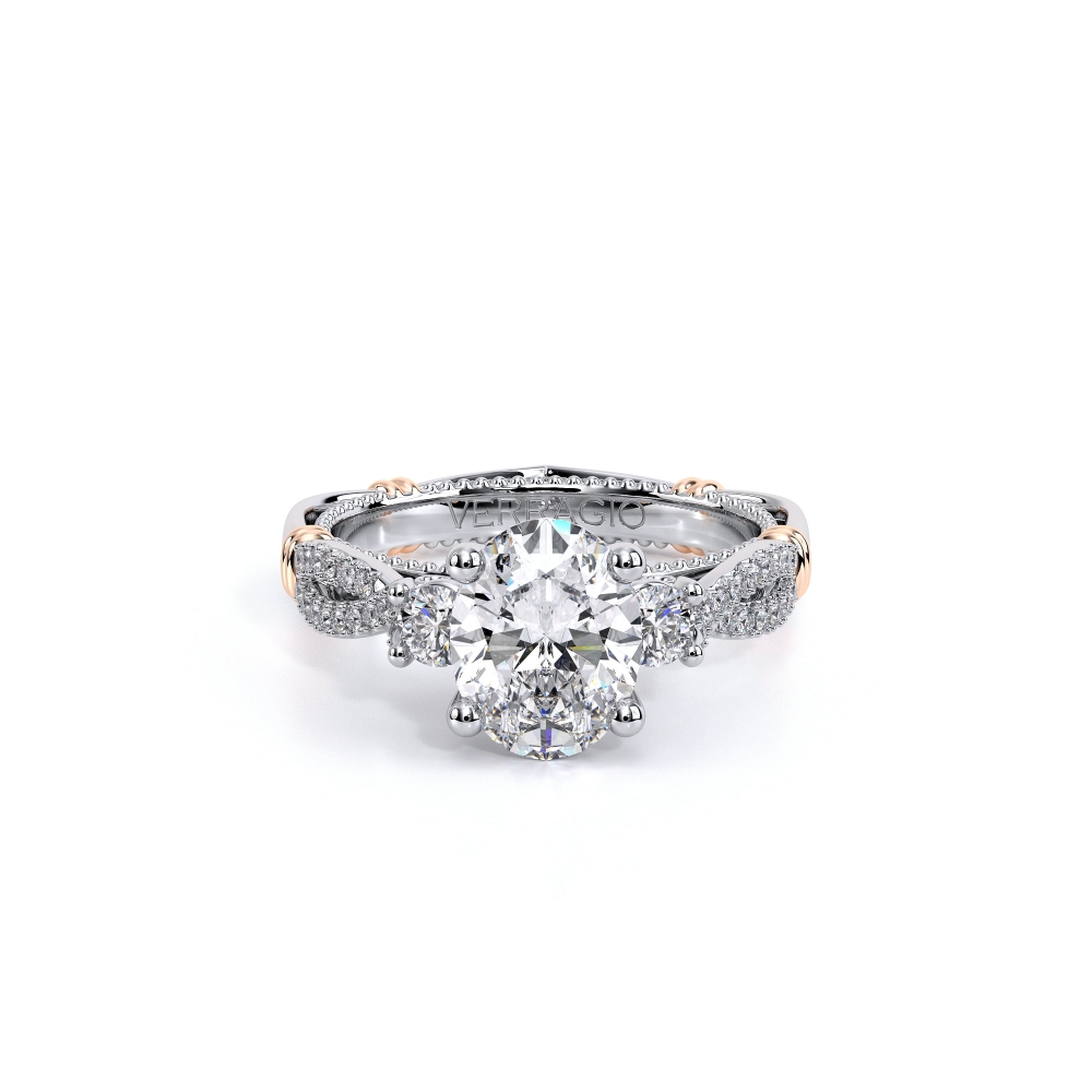 14K White Gold PARISIAN-129OV Ring