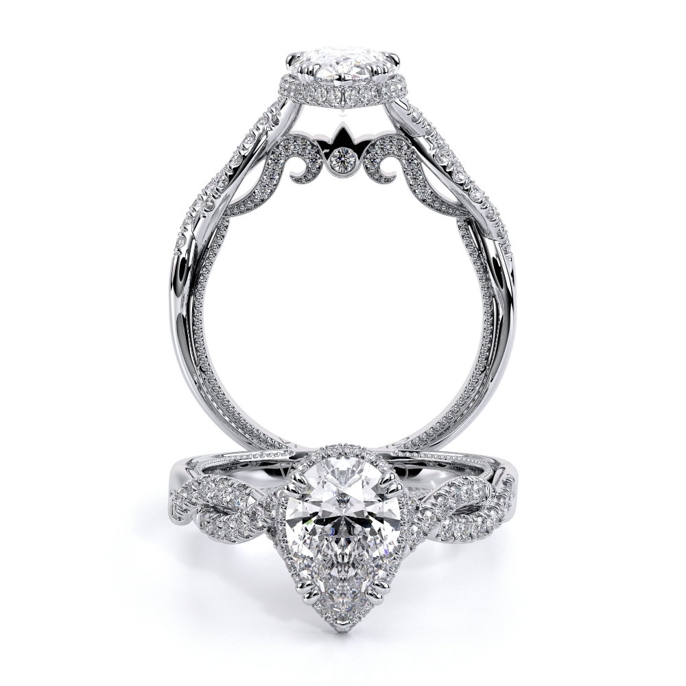 18K White Gold INSIGNIA-7099PEAR Ring