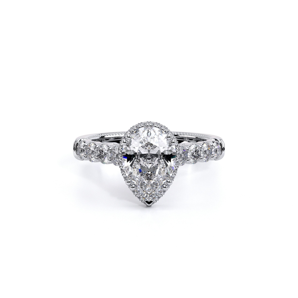 18K White Gold INSIGNIA-7100PEAR Ring