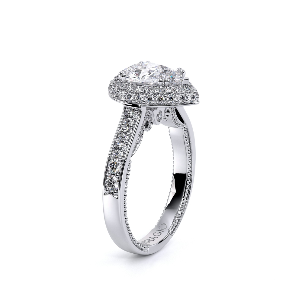 14K White Gold INSIGNIA-7101PEAR Ring