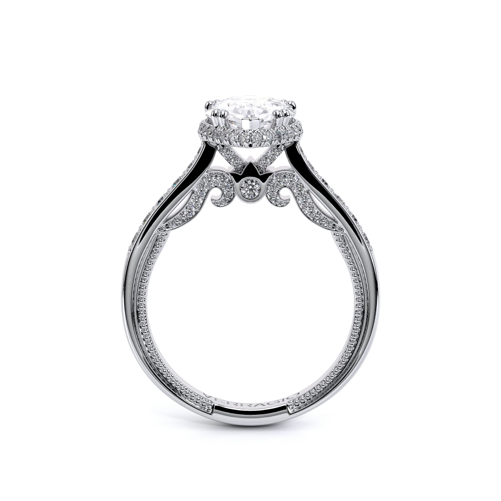 18K White Gold INSIGNIA-7102PEAR Ring