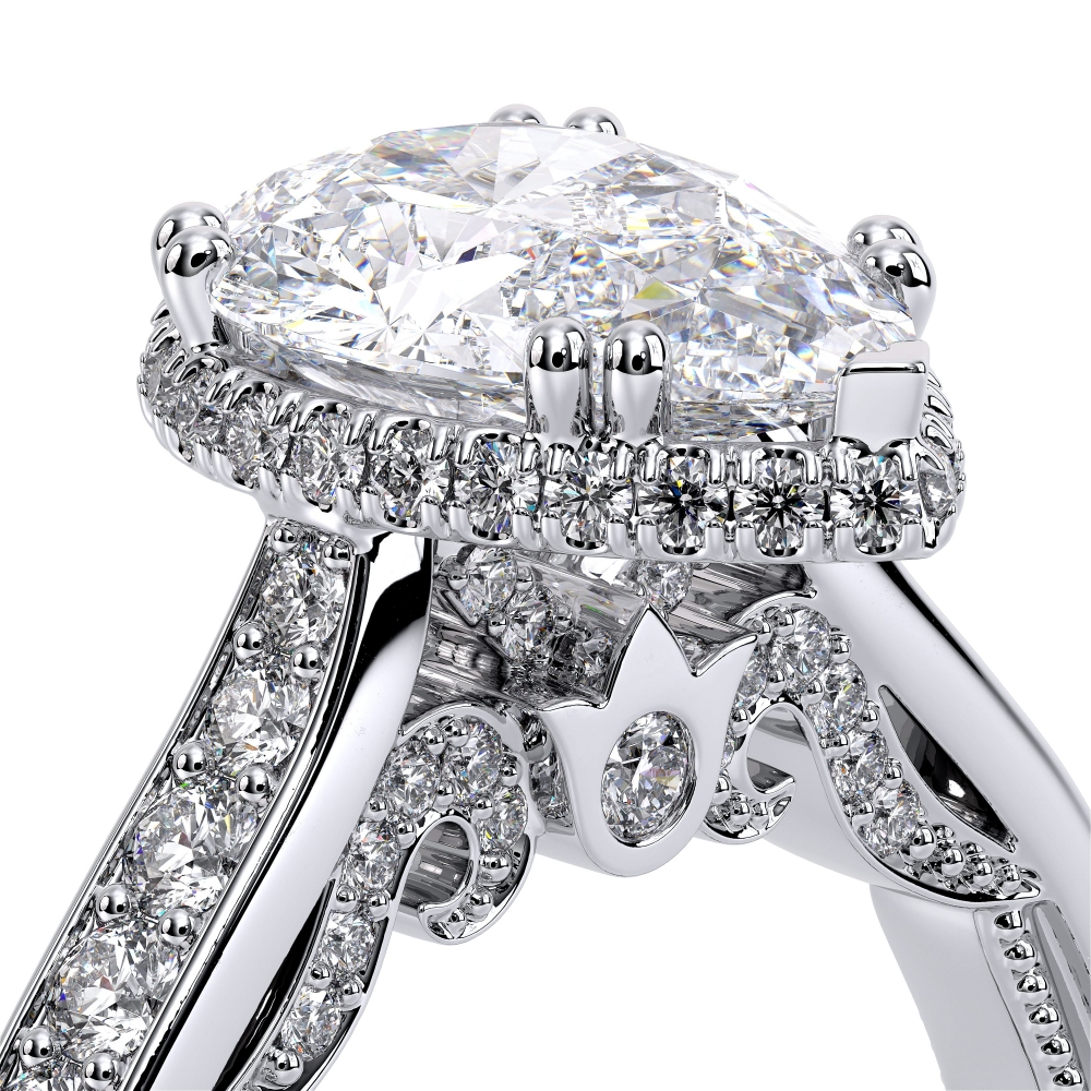 18K White Gold INSIGNIA-7102PEAR Ring