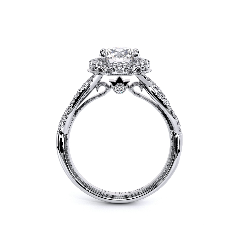 14K White Gold Renaissance-918R7 Ring