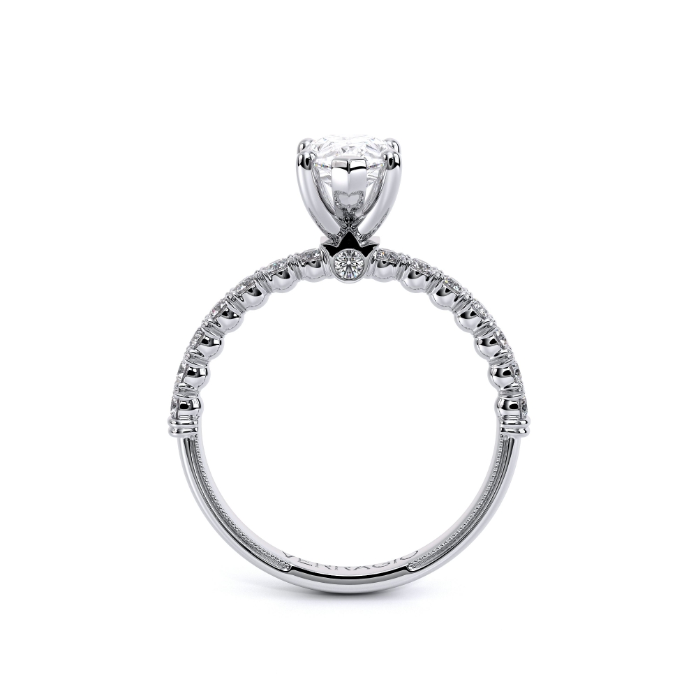 14K White Gold Renaissance-950PEAR Ring